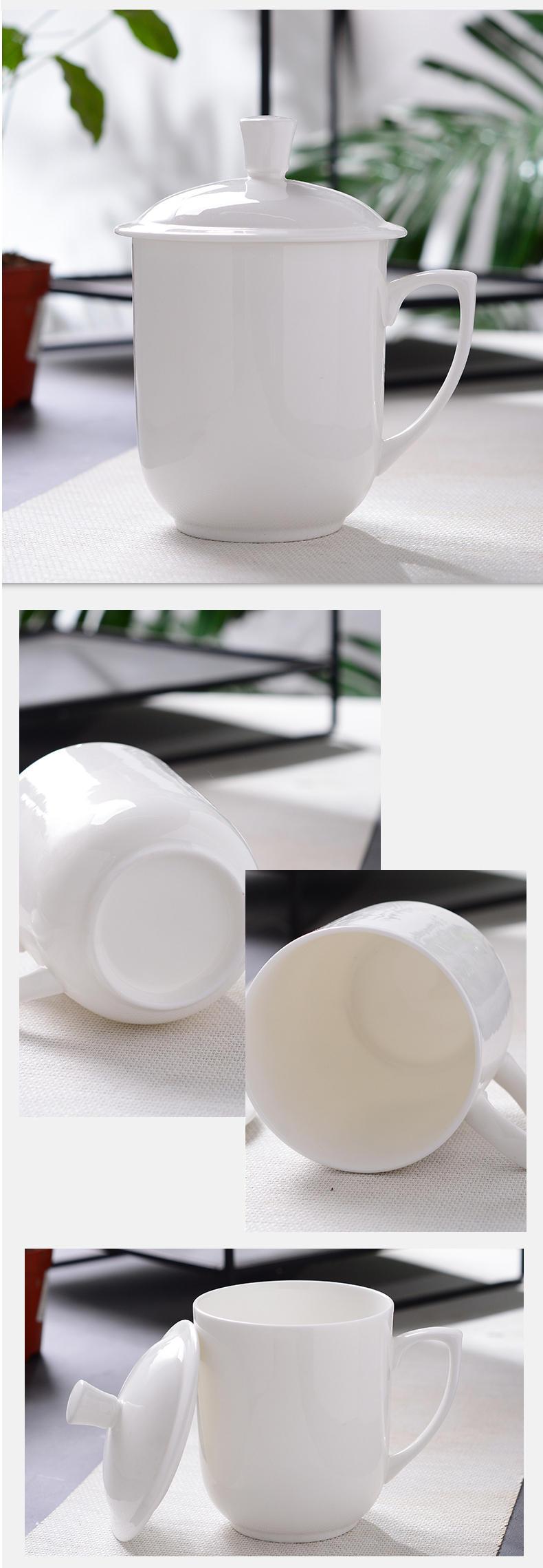 Ceramic ipads China cups white cup ultimately responds a cup of office tea custom LOGO company procurement office