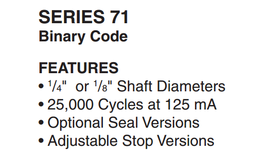 71A36-01-1-03S Американская серия вращающегося блуждающего переключателя 1 Даунс 3 получает переключатель переключателя