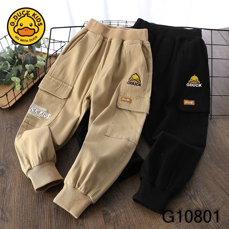 Little yellow duck G DUCK children's overalls 2022 autumn new overalls casual trousers