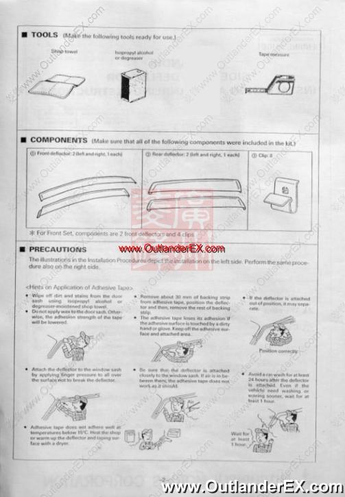 Mitsubishi Glandi visor Mitsubishi Glandi 4 cửa visor (Mitsubishi, Nhật Bản)