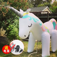 Вода распыляет единорог+электрический насос