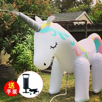 Вода распыляет единорог+ручной насос