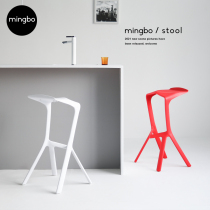 Bar chair Nordic fashion front desk chair Bar chair high chair Bar chair Fashion simple bar chair high stool Household