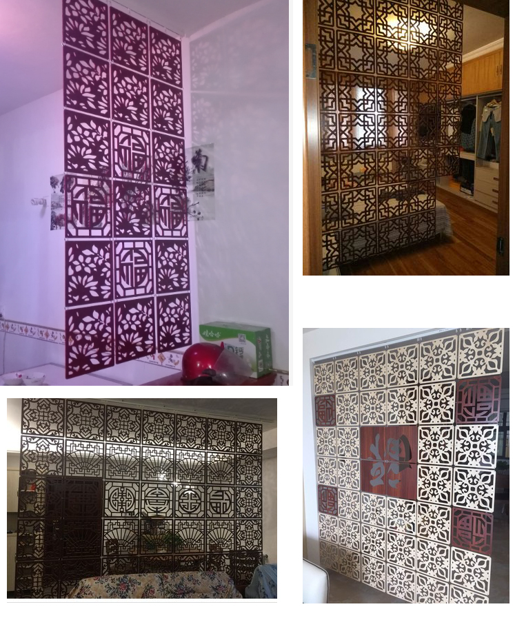 Màn hình phòng khách Trung Quốc giả gỗ cổ điển chạm khắc màn hình gấp văn phòng phòng ngủ lối vào thời trang rỗng vách ngăn - Màn hình / Cửa sổ kệ vách ngăn phòng khách