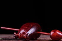 Mahogany Buddhist handicrafts Indian leaflet rosewood Old material Temple practice Wooden wooden fish dharma instrument Percussion instrument