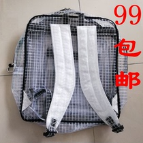 Full PVC dust-free bag double shoulder backpack antistatic transparent dust-free bag kit clean room 35 * 40 * 15