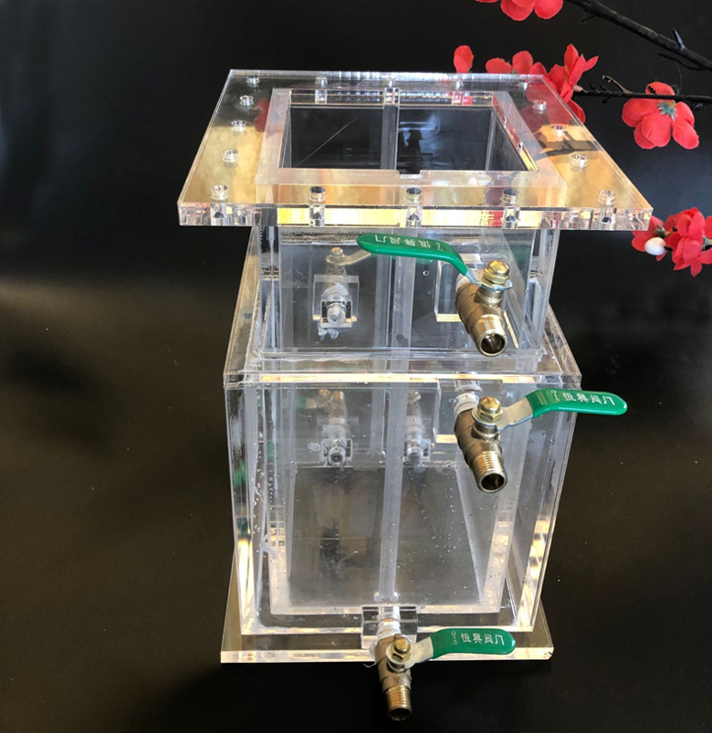 Transparent acrylic water tank custom sink Plexiglass plate sink Transparent water tank experimental storage box display