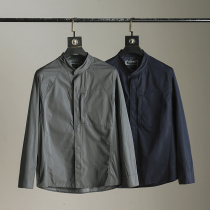 Foreign trade tail single spring and autumn thin mens stand collar jacket outdoor technology fabric slim casual jacket jacket