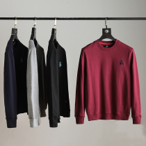 Foreign trade original male cotton wool ring loose size leisure sports pullover clothes simple versatile base shirt sweater