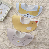 Slip towel baby boy handsome female baby bib spring and autumn Korean version of foreign bib waterproof newborn Cotton