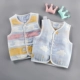 Áo vest bé gái mùa thu và mùa đông bé sơ sinh cotton sơ sinh áo vest bé gái mùa thu gạc vest nam
