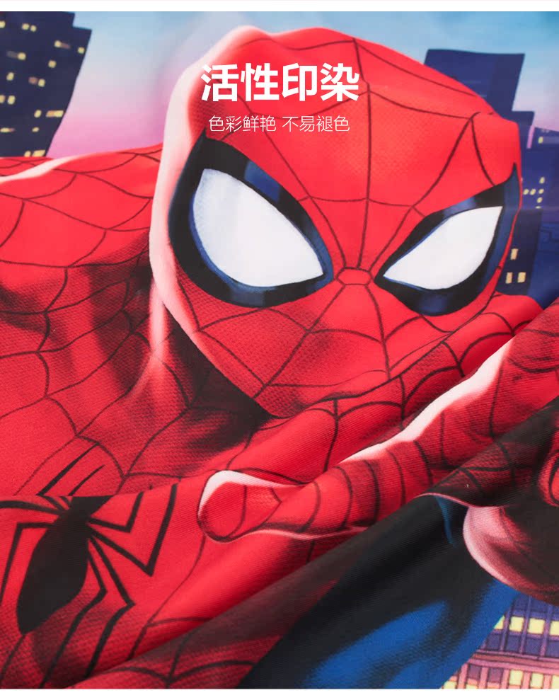 Áo tắm Disney Disney cho bé trai Người nhện Captain America Kem chống nắng Siamese Áo tắm ấm - Bộ đồ bơi của Kid đồ bơi cho be gái 14 tuổi