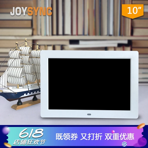 Joysync/jiamei 10 -Inch Adverting Machine Electronic Album Photo Frame Digital Photo Box HD Видео воспроизведение бесплатной доставки