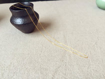 Meticulous 18K gold fine chain first encounter original does not participate in the event
