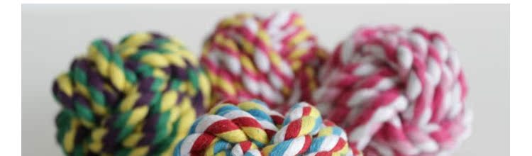 Pet bông dây bóng chó đồ chơi Teddy cắn dây thừng mol cắn cắn dây bóng đồ chơi cho chó ngứa răng