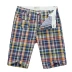 Mùa hè câu lạc bộ chèo thuyền cotton nam thời trang giản dị kẻ sọc năm điểm quần short nam quần hoa kích thước lớn - Quần Harem quần áo nam đẹp Quần Harem