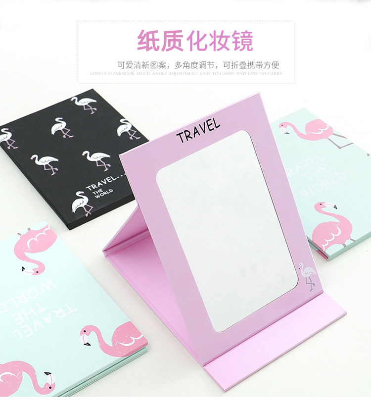 đèn led chiếu sáng sân khấu [Cửa hàng bách hóa Yuyu] Gương trang điểm Gương nữ Dressing Mirror Portable Folding Desktop Princess Mirror Simple Fashion Fashion - Thiết bị sân khấu đèn chớp theo nhạc