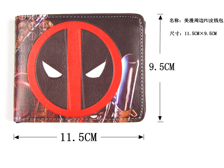 Chết bồi bàn phim hoạt hình anime ví Marvel MARVEL xung quanh sinh viên nam cá tính sáng tạo ví ngắn gói thẻ sticker mèo cute