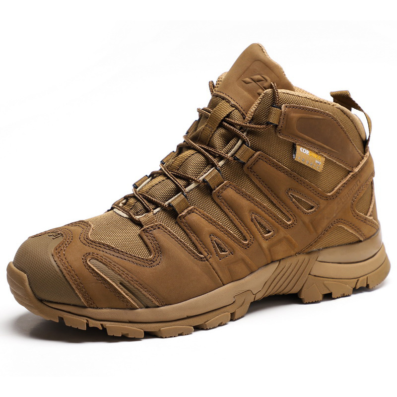 Military Fans Outdoor Tactics Low Help Boots Autumn Winter Anti-Wear for training boots Hiking Short Boots Ruling Officer Breathable Mountaineering Shoes