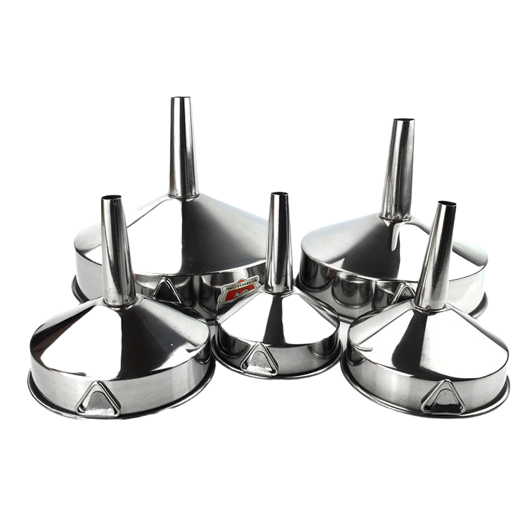 304 Stainless Steel Funnel Real Pat 1 catty Wine Lift Oil Bucket Large Caliber Wine Leaking Refuelling Drain with strainer Home Wine Beating