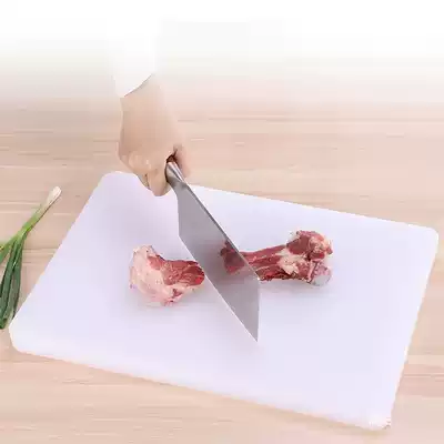 Large rectangular cutting board chopping board White PE commercial plastic cutting board hotel dining room Chinese kitchen kitchen Pier board