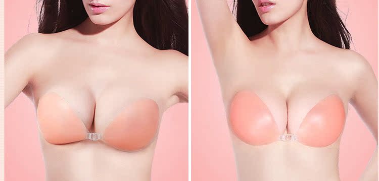 Áo ngực silicon dày lên tập hợp miếng dán ngực vô hình để nhận được một bộ ngực nhỏ miếng dán nhũ hoa silicon cao cấp