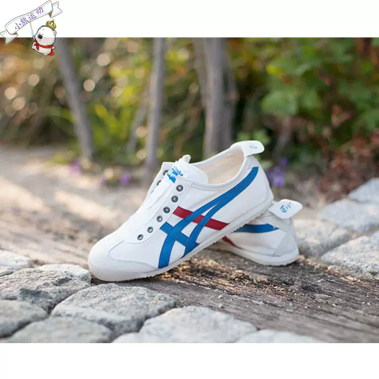 Onitsuka Tiger Ghostly Tiger Giày lười Giày vải cho nam và nữ Giày thường Giày đôi D3K0N-0143 - Plimsolls