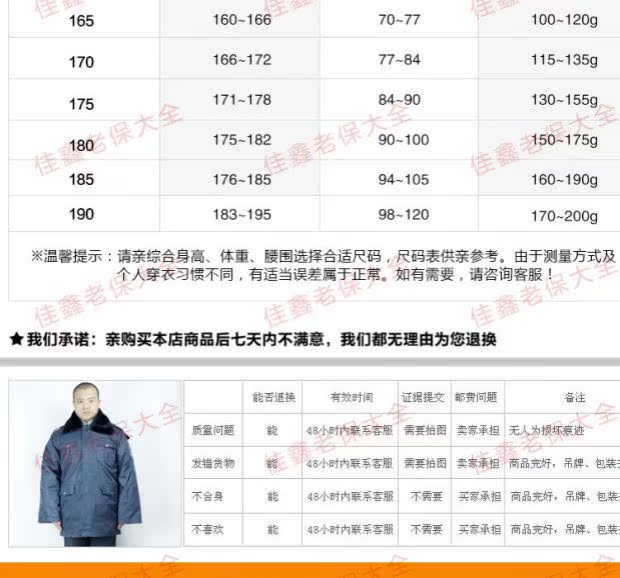 Màu xanh dài dịch vụ bảo vệ an ninh quần áo cotton mùa đông phù hợp với dịch vụ bảo vệ an ninh quần áo cotton dài dày nam dài áo thể thao
