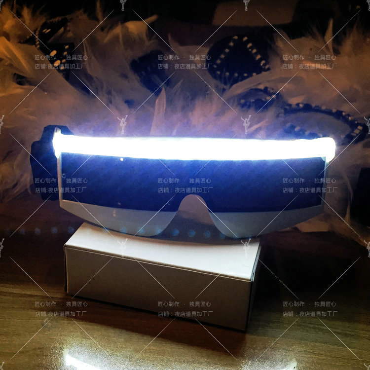 LED luminous glasses LED luminous gloves with luminous glasses gloves fluorescent glasses LED luminous performance clothing
