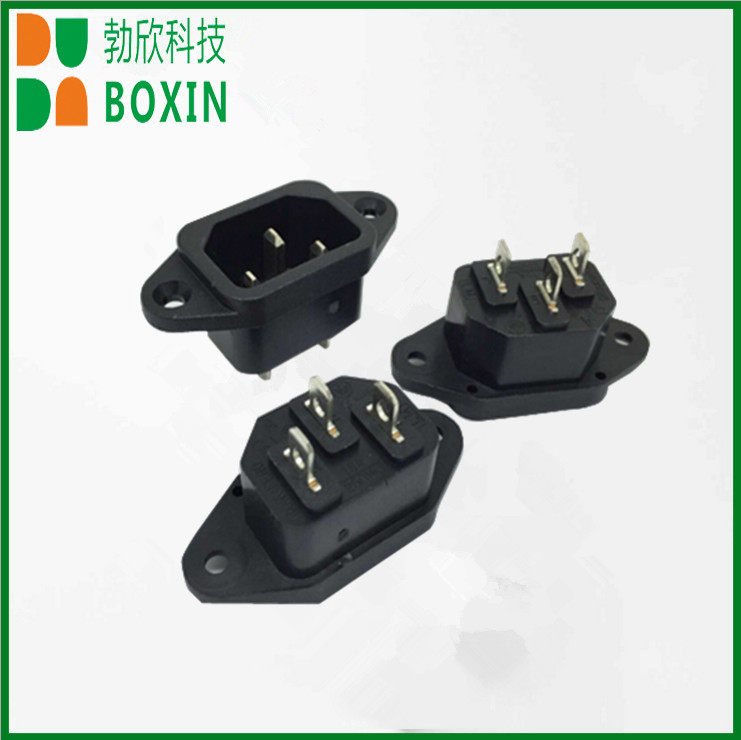 Taiwan Rongfeng RONFEN socket power socket with ear male three-hole socket SS-7B