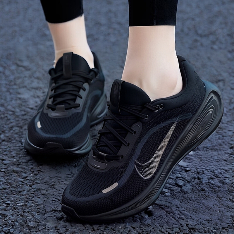 Nike Nike All-Black Comfortable Women's Shoes Spring New Sports Shoes Cushioning Lightweight Shoes Casual Running Shoes