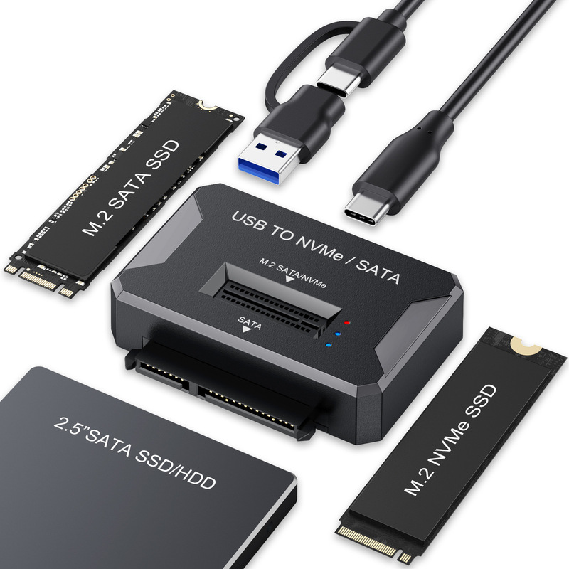 Fifth Generation Easy-Drive M.2 Nvme+Sata Dual-Protocol Hard Drive Enclosure USB to Ssd/Hdd Mechanical Hard Drive