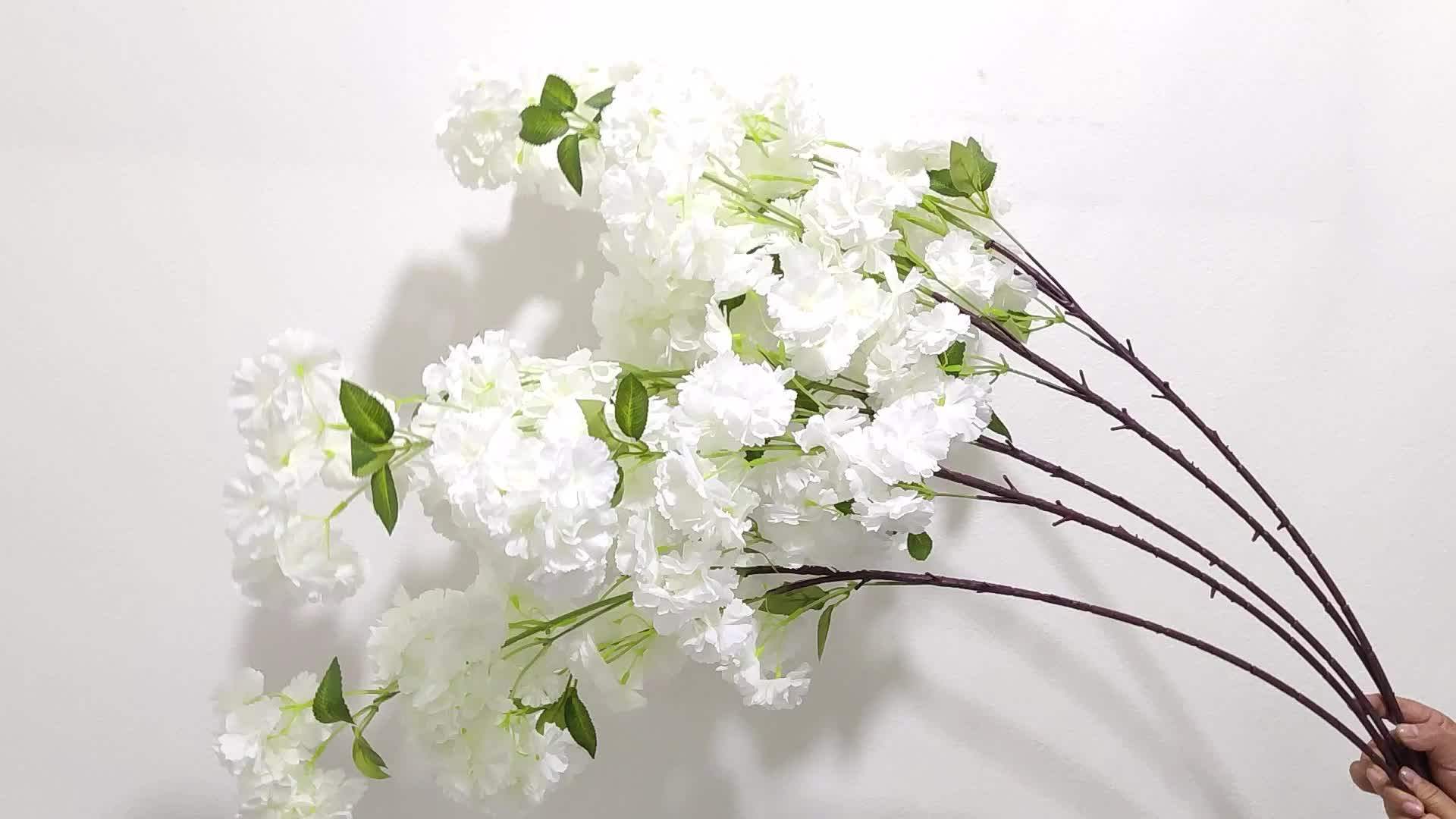 Custom Cherry Blossom Artificial Cherry Blossom Flower Branches Cherry Blossom Tree For Wedding