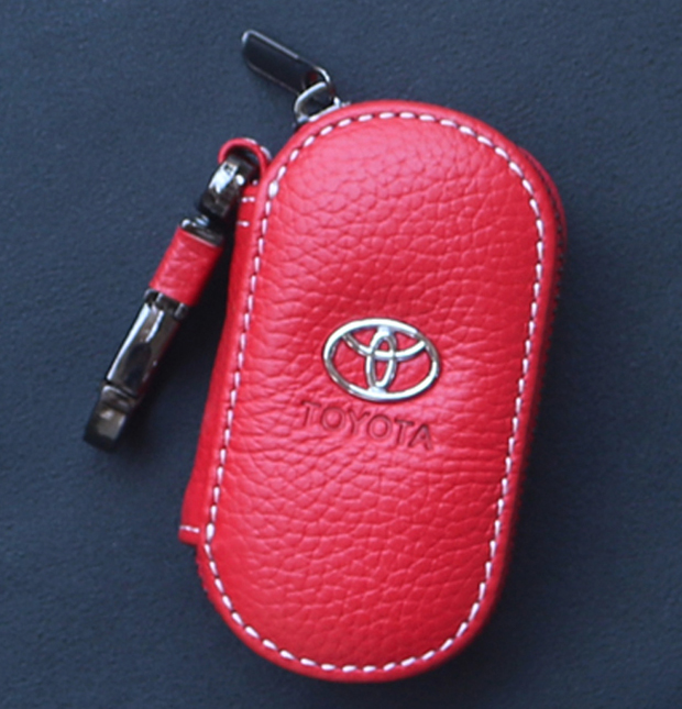 Xe chìa khóa túi da nam da lộn RAV4 Lei Ling Corolla Highlander Reiz Camry Crown móc khóa túi mini