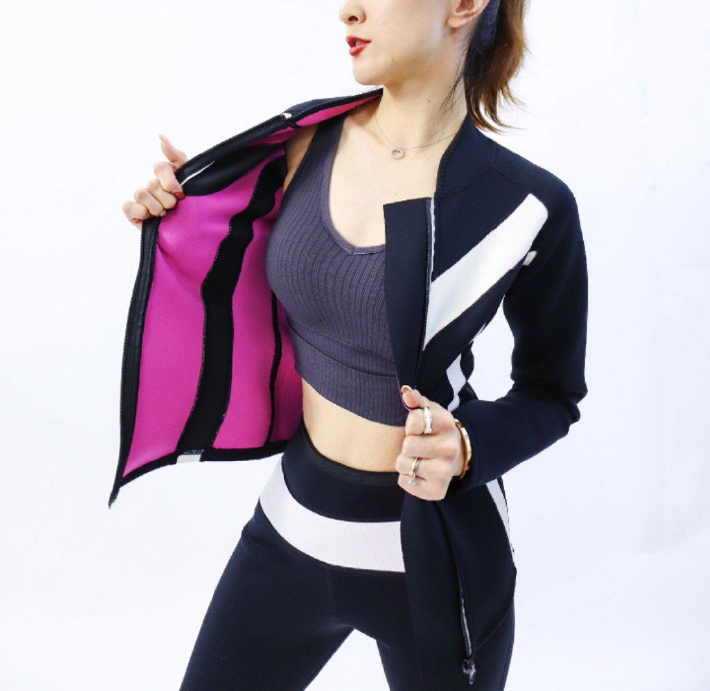 (Cationic fat burning 3 0) three generations of odorless cationic fat burning far infrared long sleeve fat burning service is not returned