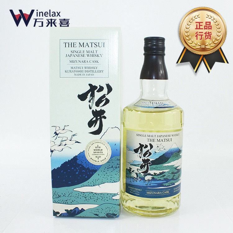 Matsui single malt whisky Japanese water Barrels Taste MATSUI Japan imports the foreign wine day wi