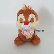 Spot chipmunk Chichititi cute puffed plush bag hanging 0091