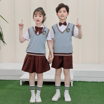 Childrens Day performance costumes summer season Boys and Girls Primary School students kindergarten graduation photo costume recitation suit