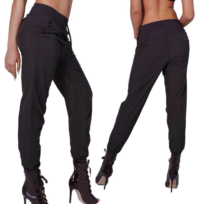 Heels Fever New Quick-Drying Sports Pants Slim Fit Stylish Street Mid-Waist Leg-Shaping Heels