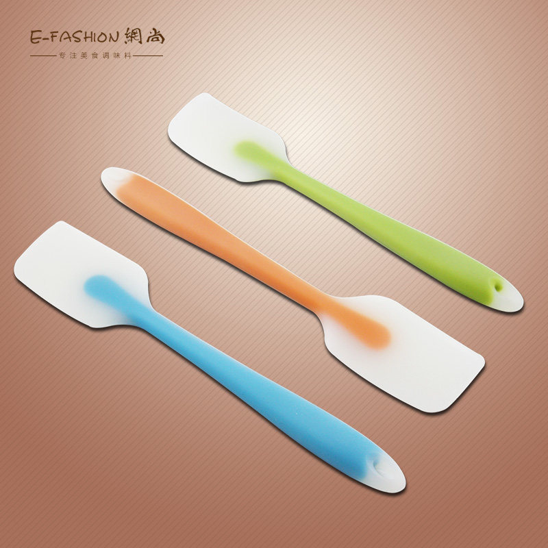 Extra large high temperature resistant silicone scraper cake cream moon cake spatula integrated spatula mixing scraper baking tool