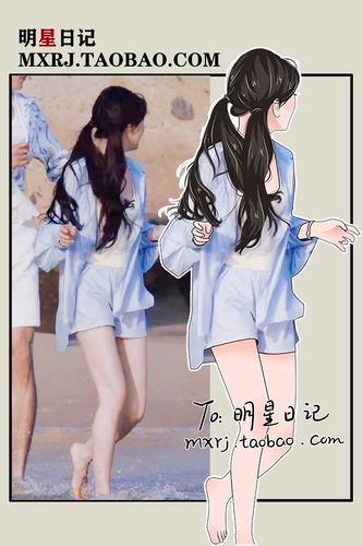 Синяя рубашка, шорты, комплект, оверсайз, высокая талия