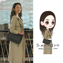 Thirty years old Gu Jia Tong Yao with the same clothes Korean version of the trend Khaki double-breasted medium-length trench coat jacket female