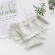 Bộ sưu tập mã bị hỏng 4 miếng cotton đồ lót phụ nữ cotton tóm tắt búp lụa sợi trung eo cô gái sinh viên - Giống cái