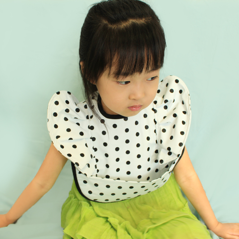 Eating Walled Pocket Waterproof Baby Eating Clothes Boy's Four Seasons Baby Super Soft Feeding Bib Princess Woman Baby Deputy Food Purse