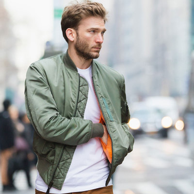 American Alpha Industries Alpha Men's and Men's MA-1 Classic Edition Thin Flight Jacket Outdoor Cotton MA1