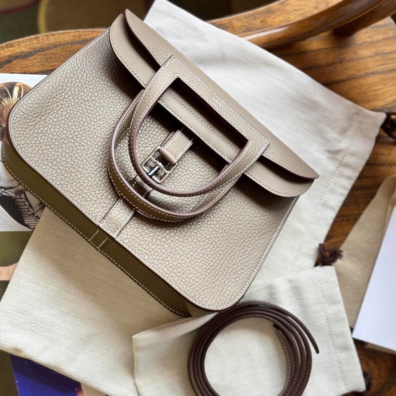 Imported Tc Cowhide Horseshoe Bag 2026 New Model Saddle Bag Single Shoulder Handbag Messenger Bag 25cm 31