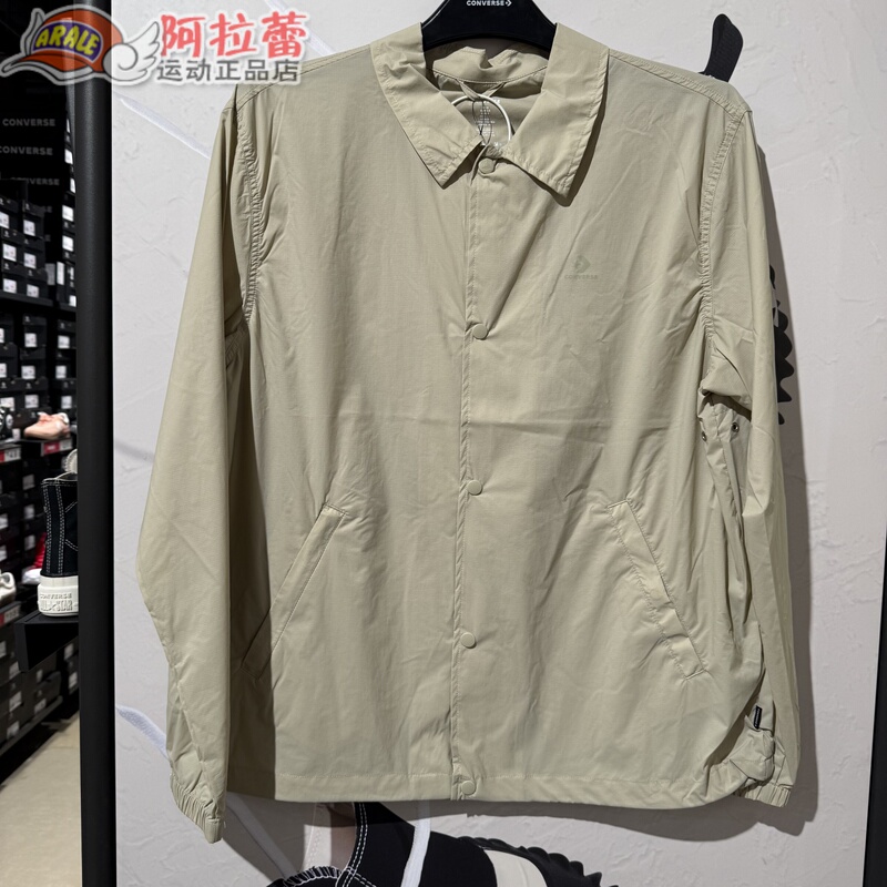 Converse/Converse Men's and Women's Sports Casual Woven Lightweight Lapel Jacket Shirt Coat 10027704