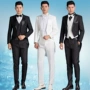 Trang phục nam tuxedo Váy cưới ba mảnh Kích thước lớn Trang phục phù hợp với trang phục nam Suit phù hợp với trang phục mùa hè quần nam