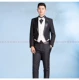 Trang phục nam tuxedo Váy cưới ba mảnh Kích thước lớn Trang phục phù hợp với trang phục nam Suit phù hợp với trang phục mùa hè quần nam