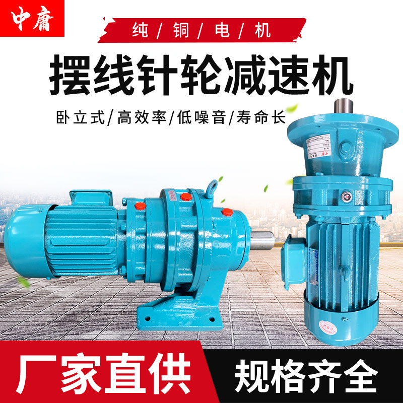 Cycloid needle wheel reducer with motor speed gearbox Vertical horizontal BWDBLDXWDXLD needle reducer